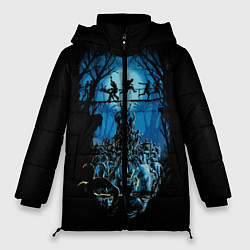 Куртка зимняя женская Zombie Island, цвет: 3D-красный