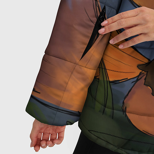 Женская зимняя куртка Гнар / 3D-Черный – фото 5