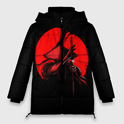 Куртка зимняя женская Сила самурая, цвет: 3D-красный