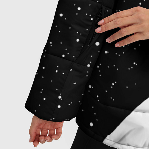 Женская зимняя куртка Ночной скалолаз / 3D-Черный – фото 5