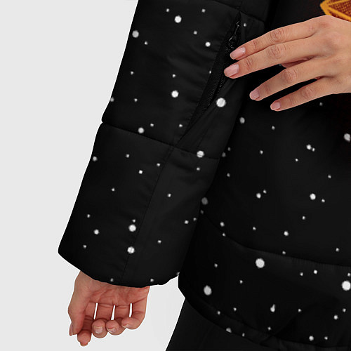 Женская зимняя куртка Огненный лис / 3D-Черный – фото 5