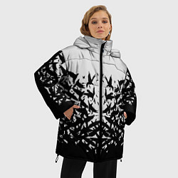 Куртка зимняя женская Птичий вихрь, цвет: 3D-черный — фото 2