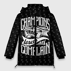 Куртка зимняя женская Champions Train, цвет: 3D-черный