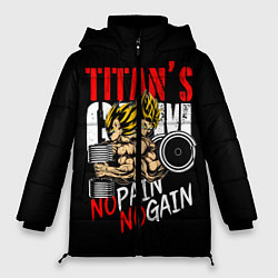 Куртка зимняя женская Titans Gym, цвет: 3D-черный