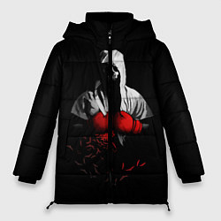 Куртка зимняя женская Мертвый боксер, цвет: 3D-черный
