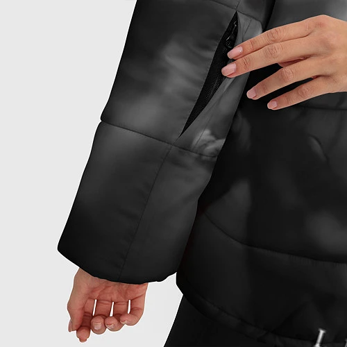 Женская зимняя куртка Ли Син / 3D-Черный – фото 5