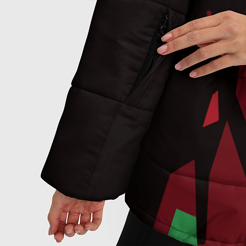 Женская зимняя куртка Боб Марли / 3D-Черный – фото 5