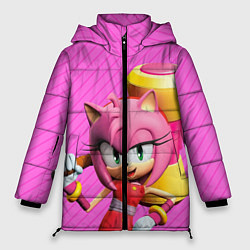 Куртка зимняя женская Amy Rose, цвет: 3D-черный