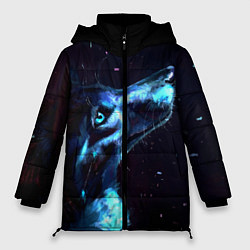 Куртка зимняя женская Лунный волк, цвет: 3D-черный