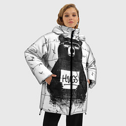 Куртка зимняя женская Bear Hugs, цвет: 3D-черный — фото 2