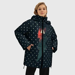 Куртка зимняя женская Dark Force, цвет: 3D-черный — фото 2