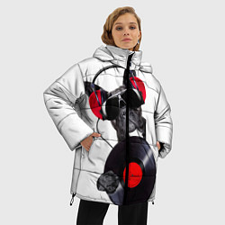 Куртка зимняя женская DJ бульдог, цвет: 3D-черный — фото 2