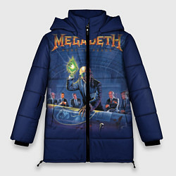 Куртка зимняя женская Megadeth: Rust In Peace, цвет: 3D-красный