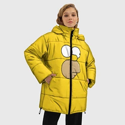 Куртка зимняя женская Гомер стесняется, цвет: 3D-черный — фото 2