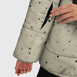 Куртка зимняя женская Музыкальный самоубийца, цвет: 3D-светло-серый — фото 2