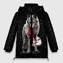 Женская зимняя куртка Серый волк