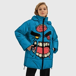 Куртка зимняя женская Angry Zombie, цвет: 3D-красный — фото 2