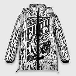 Куртка зимняя женская Fury Tiger, цвет: 3D-светло-серый