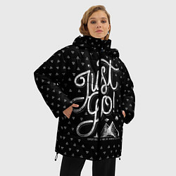 Куртка зимняя женская Just Go Mountains, цвет: 3D-черный — фото 2