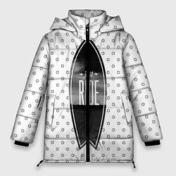 Куртка зимняя женская Just Ride, цвет: 3D-черный