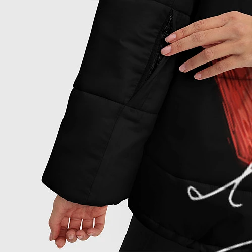 Женская зимняя куртка Харламов / 3D-Черный – фото 5