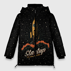 Куртка зимняя женская Startup Space, цвет: 3D-красный