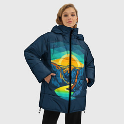 Куртка зимняя женская Гранд Каньон, цвет: 3D-светло-серый — фото 2