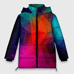 Куртка зимняя женская Abstraction, цвет: 3D-черный