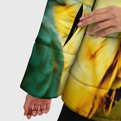 Куртка зимняя женская Улыбка попугая, цвет: 3D-светло-серый — фото 2