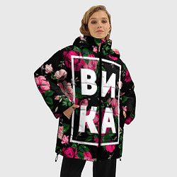 Куртка зимняя женская Вика, цвет: 3D-черный — фото 2