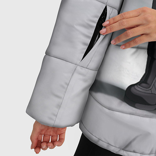 Женская зимняя куртка Ghost In The Shell 5 / 3D-Черный – фото 5