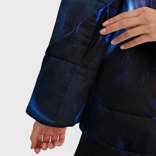 Женская зимняя куртка League Of Legends ChoGath / 3D-Черный – фото 5
