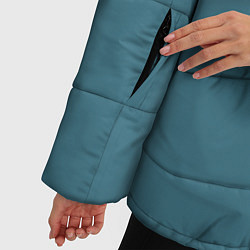 Куртка зимняя женская Газированная вода, цвет: 3D-черный — фото 2
