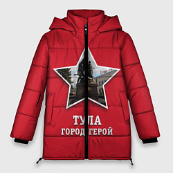 Куртка зимняя женская Тула город-герой, цвет: 3D-черный