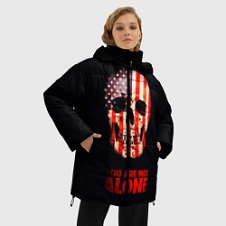 Куртка зимняя женская Ты не одинок!, цвет: 3D-черный — фото 2