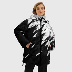 Куртка зимняя женская Black & white, цвет: 3D-красный — фото 2