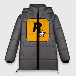 Куртка зимняя женская GTA VI: Rockstar Games, цвет: 3D-красный
