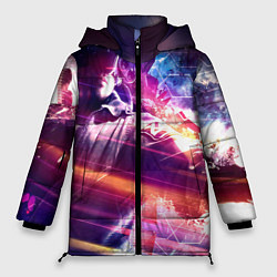 Куртка зимняя женская Cyberpank 2077, цвет: 3D-черный