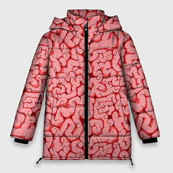 Куртка зимняя женская Мозг, цвет: 3D-светло-серый