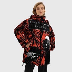 Куртка зимняя женская Twenty One Pilots, цвет: 3D-черный — фото 2