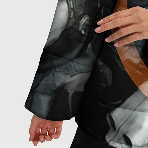 Женская зимняя куртка Альянс не дремлет / 3D-Черный – фото 5