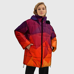 Куртка зимняя женская Geometric, цвет: 3D-черный — фото 2