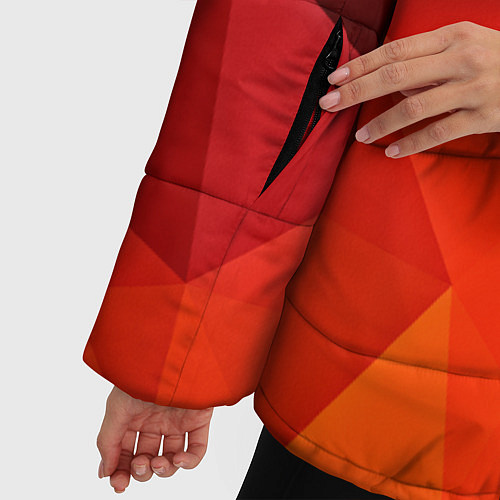 Женская зимняя куртка Geometric / 3D-Черный – фото 5