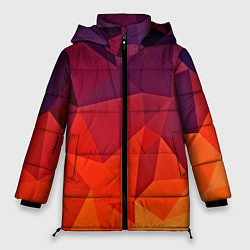 Куртка зимняя женская Geometric, цвет: 3D-красный