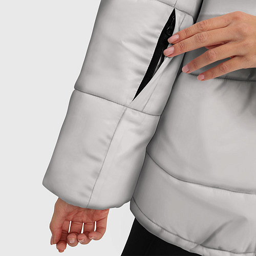 Женская зимняя куртка Chester Bennington / 3D-Черный – фото 5