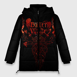 Куртка зимняя женская Bullet For My Valentine, цвет: 3D-красный