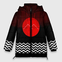 Куртка зимняя женская Twin Peaks Sun, цвет: 3D-черный