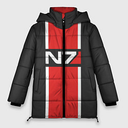 Куртка зимняя женская Mass Effect: N7, цвет: 3D-светло-серый
