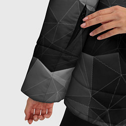 Куртка зимняя женская Polygon gray, цвет: 3D-черный — фото 2