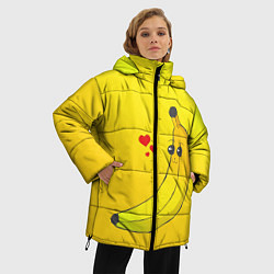 Куртка зимняя женская Just Banana (Yellow), цвет: 3D-светло-серый — фото 2